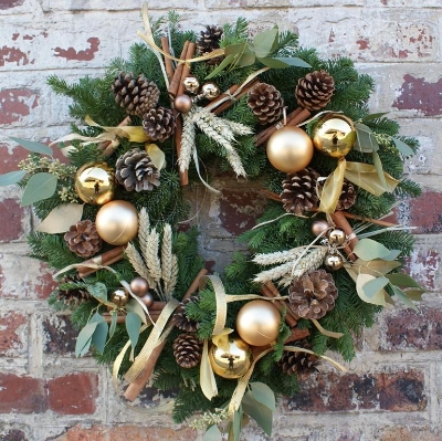 Luxury Glam Country Fresh Christmas Wreath with FREE GIFT