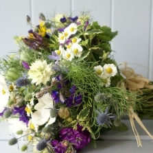 Seasonal SUMMER Flower & Herb Bouquet