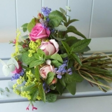 Seasonal SUMMER Flower & Herb Bouquet