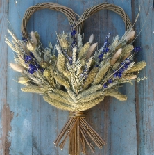 Rustic  Heart Wreath