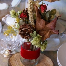 RUSTIC VELVET Dried Festive Jam Jar